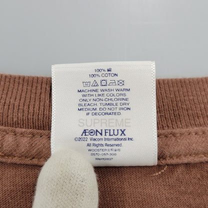 【中古品】【メンズ】 SUPREME シュプリーム 22SS AEON FLUX LS TEE イーオン フラックス ロングスリーブ Tシャツ トップス 長袖 149-261023-cs-10-izu サイズ：XL カラー：ブラウン 万代Net店