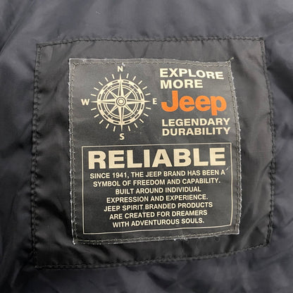 【中古品】【メンズ】 JEEP ジープ 4XE DOWN JACKET ダウン ジャケット アウター 146-261022-kh-08-izu サイズ：S(90) カラー：ブラック 万代Net店