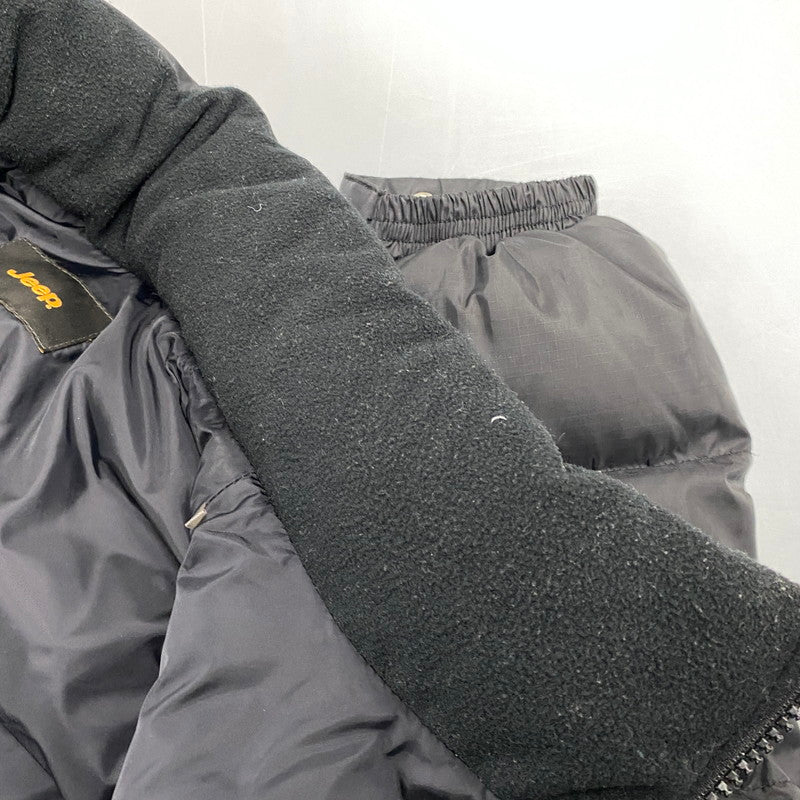 【中古品】【メンズ】 JEEP ジープ 4XE DOWN JACKET ダウン ジャケット アウター 146-261022-kh-08-izu サイズ：S(90) カラー：ブラック 万代Net店