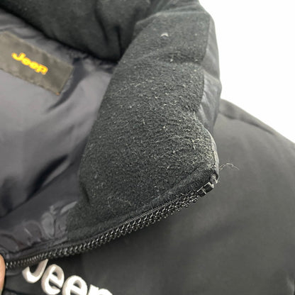 【中古品】【メンズ】 JEEP ジープ 4XE DOWN JACKET ダウン ジャケット アウター 146-261022-kh-08-izu サイズ：S(90) カラー：ブラック 万代Net店