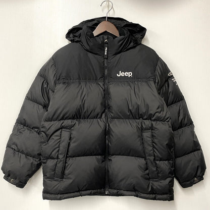 【中古品】【メンズ】 JEEP ジープ 4XE DOWN JACKET ダウン ジャケット アウター 146-261022-kh-08-izu サイズ：S(90) カラー：ブラック 万代Net店
