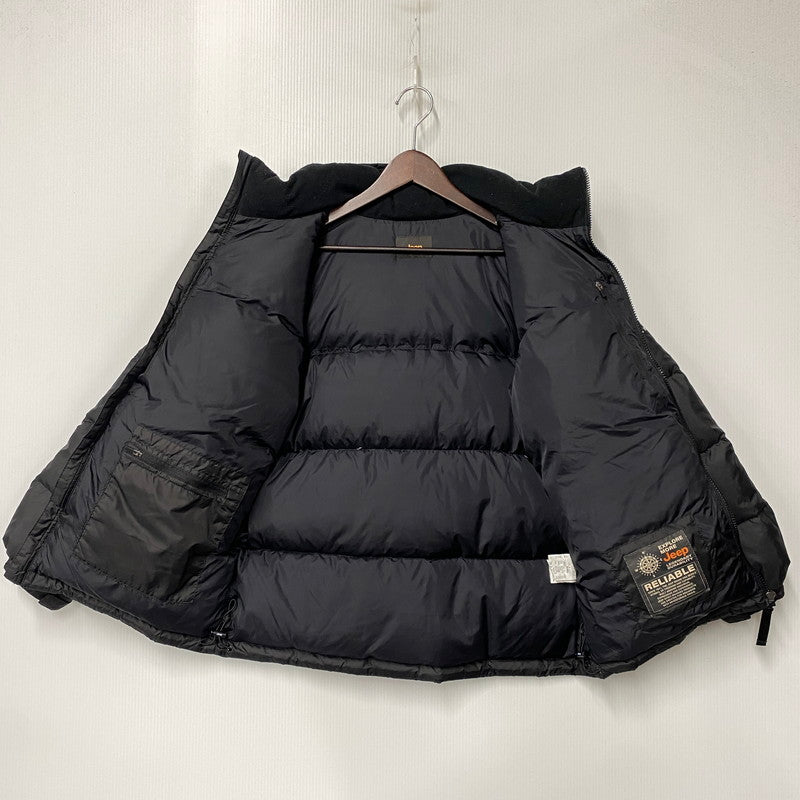 【中古品】【メンズ】 JEEP ジープ 4XE DOWN JACKET ダウン ジャケット アウター 146-261022-kh-08-izu サイズ：S(90) カラー：ブラック 万代Net店