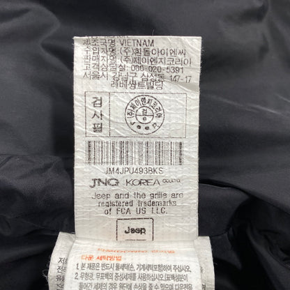 【中古品】【メンズ】 JEEP ジープ 4XE DOWN JACKET ダウン ジャケット アウター 146-261022-kh-08-izu サイズ：S(90) カラー：ブラック 万代Net店