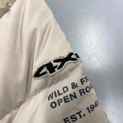 【中古品】【メンズ】 JEEP ジープ 4XE DOWN JACKET ダウン ジャケット アウター 146-261022-kh-09-izu サイズ：XL(105) カラー：ベージュ 万代Net店