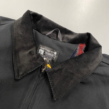 【中古美品】【メンズ】 CARHARTT カーハート 103828 BLK BLANKET-LINED DETROIT JACKET ブランケット ライニング デトロイトジャケット アウター 146-261022-kh-07-izu サイズ：XL カラー：ブラック 万代Net店
