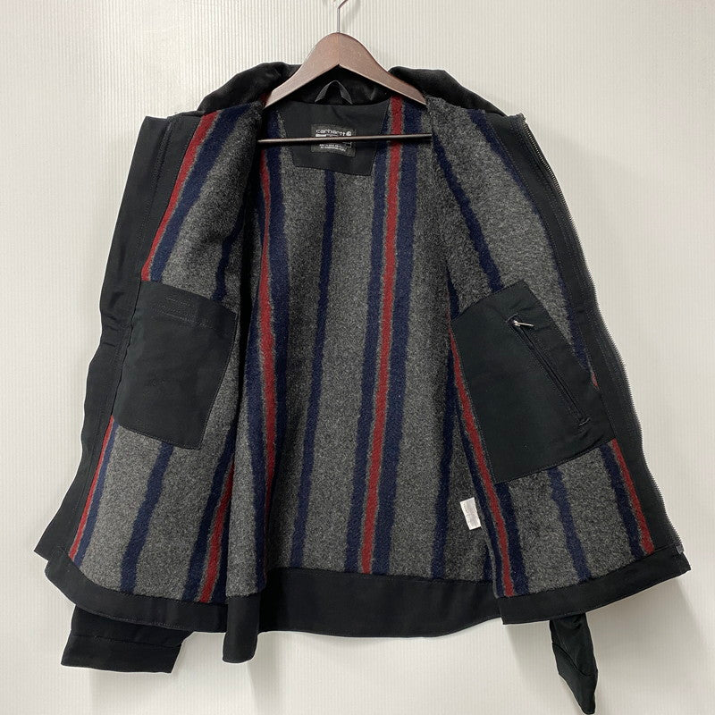 【中古美品】【メンズ】 CARHARTT カーハート 103828 BLK BLANKET-LINED DETROIT JACKET ブランケット ライニング デトロイトジャケット アウター 146-261022-kh-07-izu サイズ：XL カラー：ブラック 万代Net店
