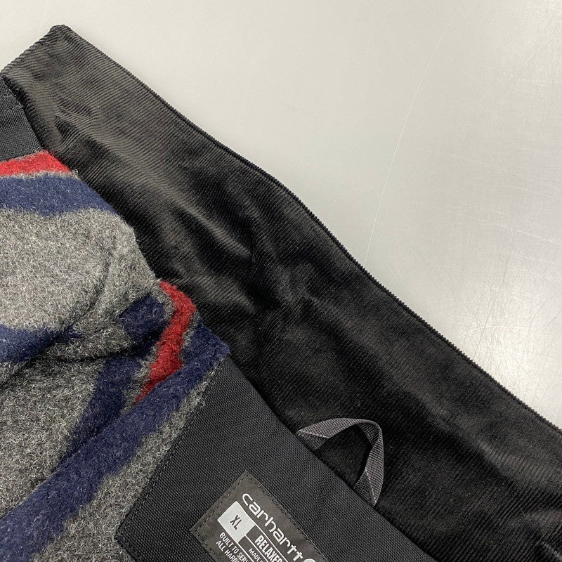 【中古美品】【メンズ】 CARHARTT カーハート 103828 BLK BLANKET-LINED DETROIT JACKET ブランケット ライニング デトロイトジャケット アウター 146-261022-kh-07-izu サイズ：XL カラー：ブラック 万代Net店