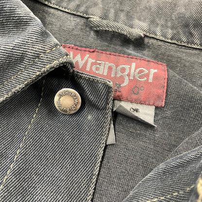 【中古品】【メンズ】 WRANGLER HERO ラングラー ヒーロー 後染め BLACK DDENIM JACKET ブラック デニム ジャケット アウター 146-261027-yn-03-izu サイズ：L カラー：ブラック 万代Net店