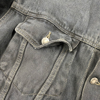 【中古品】【メンズ】 WRANGLER HERO ラングラー ヒーロー 後染め BLACK DDENIM JACKET ブラック デニム ジャケット アウター 146-261027-yn-03-izu サイズ：L カラー：ブラック 万代Net店