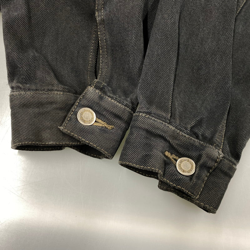 【中古品】【メンズ】 WRANGLER HERO ラングラー ヒーロー 後染め BLACK DDENIM JACKET ブラック デニム ジャケット アウター 146-261027-yn-03-izu サイズ：L カラー：ブラック 万代Net店
