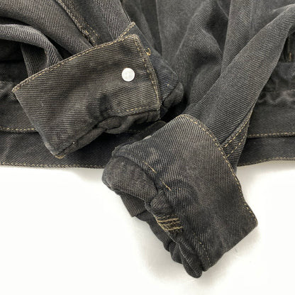 【中古品】【メンズ】 WRANGLER HERO ラングラー ヒーロー 後染め BLACK DDENIM JACKET ブラック デニム ジャケット アウター 146-261027-yn-03-izu サイズ：L カラー：ブラック 万代Net店