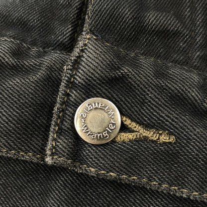 【中古品】【メンズ】 WRANGLER HERO ラングラー ヒーロー 後染め BLACK DDENIM JACKET ブラック デニム ジャケット アウター 146-261027-yn-03-izu サイズ：L カラー：ブラック 万代Net店