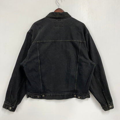 【中古品】【メンズ】 WRANGLER HERO ラングラー ヒーロー 後染め BLACK DDENIM JACKET ブラック デニム ジャケット アウター 146-261027-yn-03-izu サイズ：L カラー：ブラック 万代Net店