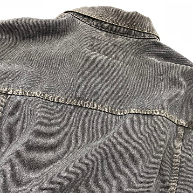 【中古品】【メンズ】 WRANGLER HERO ラングラー ヒーロー 後染め BLACK DDENIM JACKET ブラック デニム ジャケット アウター 146-261027-yn-03-izu サイズ：L カラー：ブラック 万代Net店