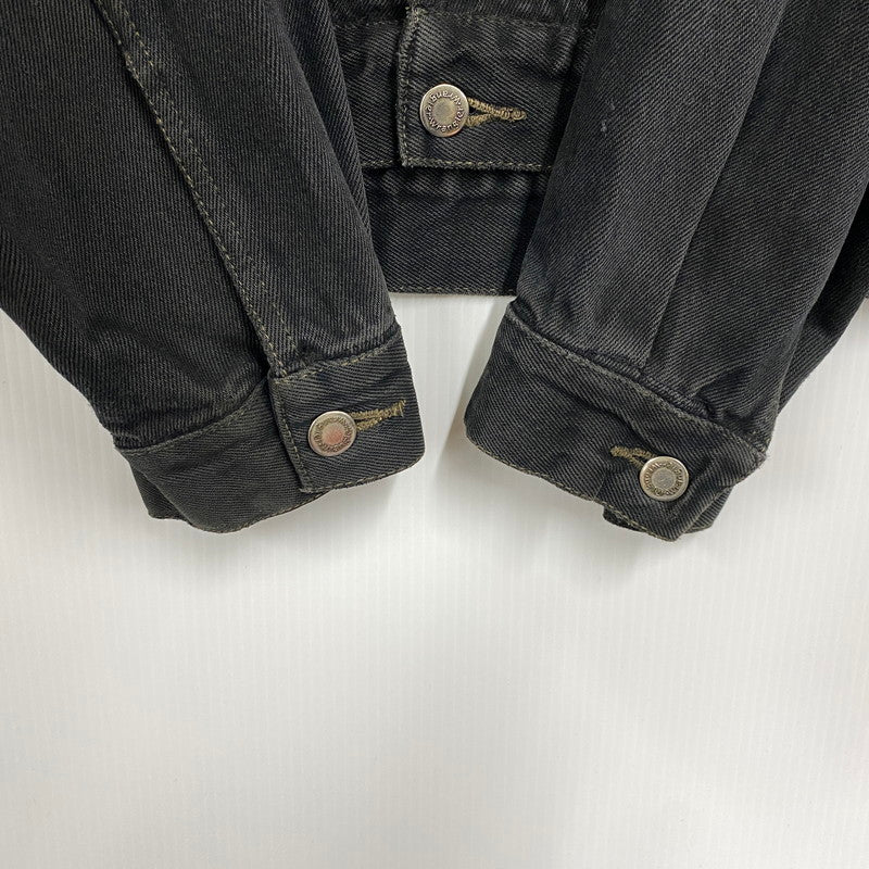 【中古品】【メンズ】 WRANGLER HERO ラングラー ヒーロー 後染め BLACK DDENIM JACKET ブラック デニム ジャケット アウター 146-261027-yn-03-izu サイズ：L カラー：ブラック 万代Net店