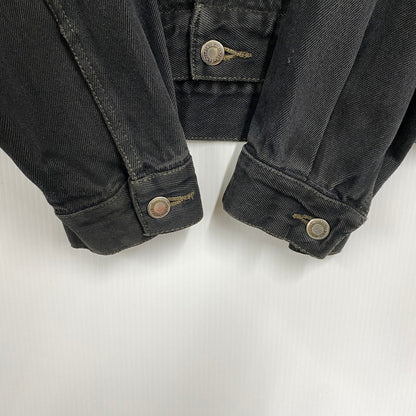 【中古品】【メンズ】 WRANGLER HERO ラングラー ヒーロー 後染め BLACK DDENIM JACKET ブラック デニム ジャケット アウター 146-261027-yn-03-izu サイズ：L カラー：ブラック 万代Net店