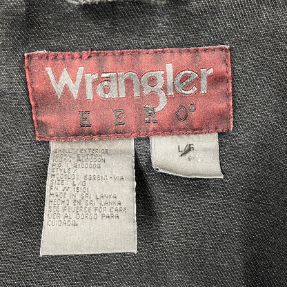 【中古品】【メンズ】 WRANGLER HERO ラングラー ヒーロー 後染め BLACK DDENIM JACKET ブラック デニム ジャケット アウター 146-261027-yn-03-izu サイズ：L カラー：ブラック 万代Net店