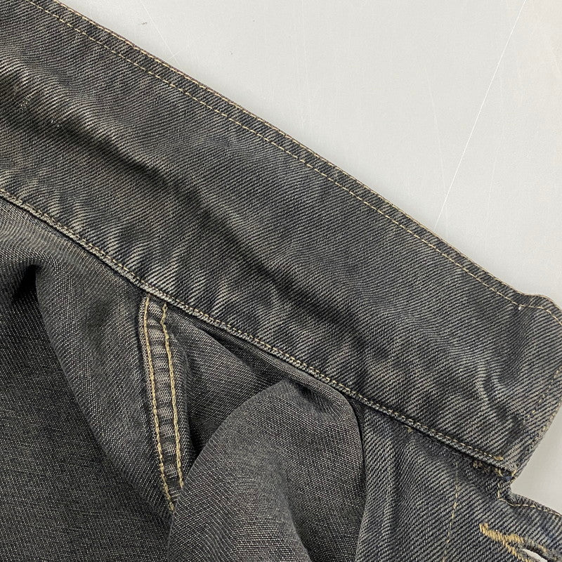 【中古品】【メンズ】 WRANGLER HERO ラングラー ヒーロー 後染め BLACK DDENIM JACKET ブラック デニム ジャケット アウター 146-261027-yn-03-izu サイズ：L カラー：ブラック 万代Net店