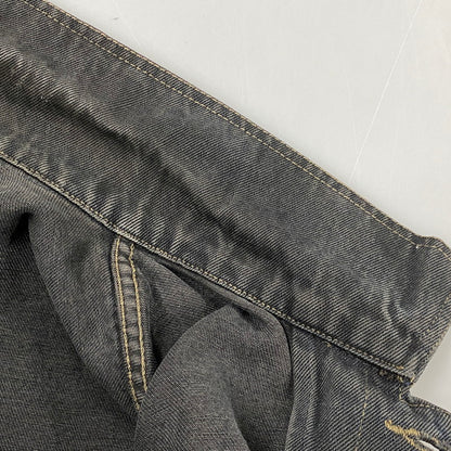 【中古品】【メンズ】 WRANGLER HERO ラングラー ヒーロー 後染め BLACK DDENIM JACKET ブラック デニム ジャケット アウター 146-261027-yn-03-izu サイズ：L カラー：ブラック 万代Net店
