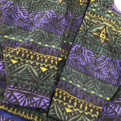 【中古品】【キッズ】 PATAGONIA パタゴニア USA製 AZTEC HALF ZIP SYNCHILLA JACKET アズテック ハーフジップ シンチラ ジャケット アウター 173-261022-kh-10-izu サイズ：KID'S 8 カラー：マルチ 万代Net店