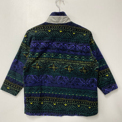 【中古品】【キッズ】 PATAGONIA パタゴニア USA製 AZTEC HALF ZIP SYNCHILLA JACKET アズテック ハーフジップ シンチラ ジャケット アウター 173-261022-kh-10-izu サイズ：KID'S 8 カラー：マルチ 万代Net店
