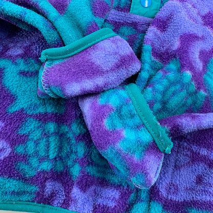 【中古品】【キッズ】 PATAGONIA パタゴニア USA製 MONSTER PATTERN SYNCHILLA SNAP T モンスター パターン シンチラ スナップT アウター 173-261022-yn-04-izu サイズ：KID'S6 カラー：マルチ 万代Net店