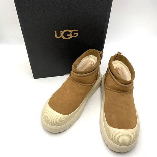【中古美品】【メンズ】 UGG アグ M CL ULTRA MINI WEATHER HYBRID ウルトラ ミニ ウェザー ハイブリッド ブーツ 靴 164-261021-yn-03-izu サイズ：28cm カラー：ブラウン 万代Net店