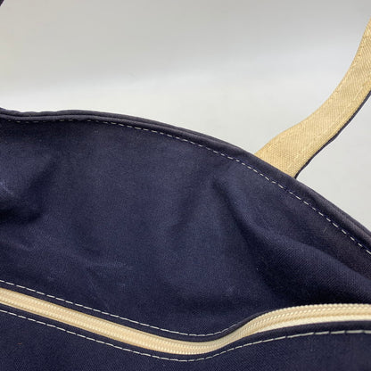 【中古品】【メンズ/レディース】 L.L.Bean エルエルビーン BOAT AND TOTE BAG ボート アンド トートバッグ USA製 188-261021-as-07-izu カラー：ネイビー×イエロー系 万代Net店