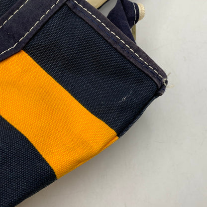 【中古品】【メンズ/レディース】 L.L.Bean エルエルビーン BOAT AND TOTE BAG ボート アンド トートバッグ USA製 188-261021-as-07-izu カラー：ネイビー×イエロー系 万代Net店