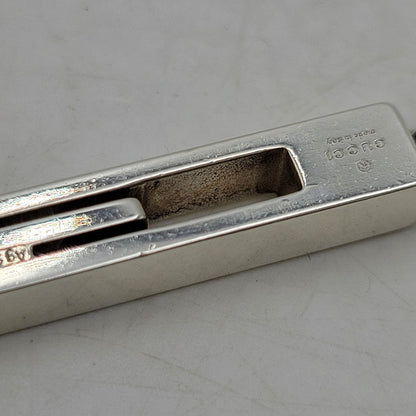 【中古品】【メンズ/レディース】 GUCCI グッチ カットアウトGバー ネックレス アクセサリー 182-261023-ay-03-izu カラー：シルバー 万代Net店