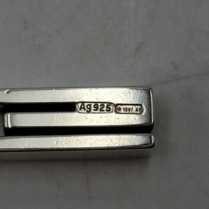 【中古品】【メンズ/レディース】 GUCCI グッチ カットアウトGバー ネックレス アクセサリー 182-261023-ay-03-izu カラー：シルバー 万代Net店