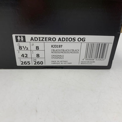 【中古品】【メンズ】 ADIDAS アディダス × BILLY'S ビリーズ KJ3197 ADIZERO ADIOS OG アディゼロ アディオス オージー スニーカー シューズ 靴 161-261025-ms-05-izu サイズ：26.5ｃｍ カラー：ブラック 万代Net店