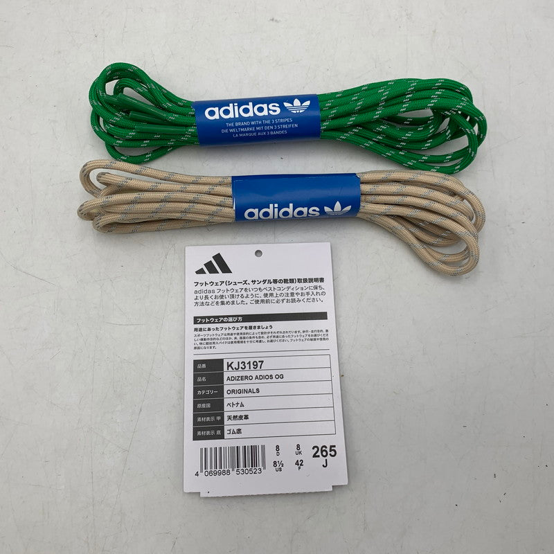 【中古品】【メンズ】 ADIDAS アディダス × BILLY'S ビリーズ KJ3197 ADIZERO ADIOS OG アディゼロ アディオス オージー スニーカー シューズ 靴 161-261025-ms-05-izu サイズ：26.5ｃｍ カラー：ブラック 万代Net店