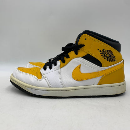 【中古品】【メンズ】 NIKE ナイキ 554724-170 AIR JORDAN 1 MID エアー ジョーダン ワン ミッド スニーカー シューズ 靴 160-261025-ms-04-izu サイズ：27.5ｃｍ カラー：UNIVERSITY GOLD 万代Net店