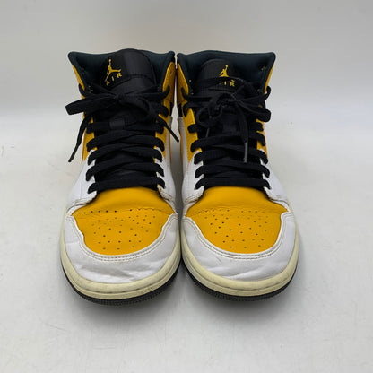 【中古品】【メンズ】 NIKE ナイキ 554724-170 AIR JORDAN 1 MID エアー ジョーダン ワン ミッド スニーカー シューズ 靴 160-261025-ms-04-izu サイズ：27.5ｃｍ カラー：UNIVERSITY GOLD 万代Net店