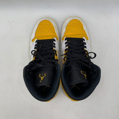【中古品】【メンズ】 NIKE ナイキ 554724-170 AIR JORDAN 1 MID エアー ジョーダン ワン ミッド スニーカー シューズ 靴 160-261025-ms-04-izu サイズ：27.5ｃｍ カラー：UNIVERSITY GOLD 万代Net店