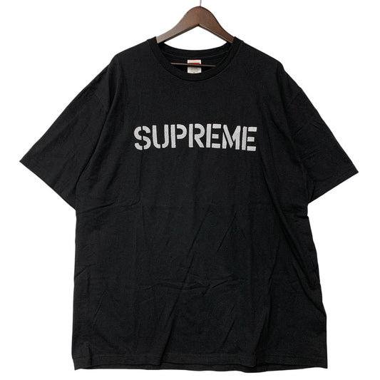 【中古品】【メンズ】 SUPREME シュプリーム HARD TEE ハード Tシャツ トップス 149-261022-kh-13-izu サイズ：XL カラー：ブラック 万代Net店