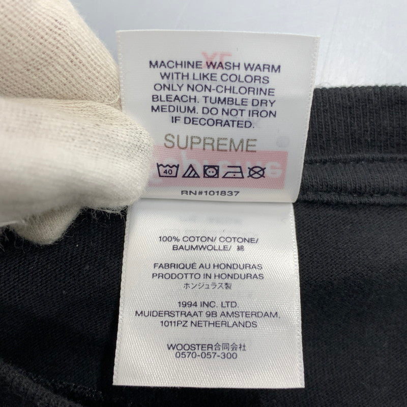 【中古品】【メンズ】 SUPREME シュプリーム HARD TEE ハード Tシャツ トップス 149-261022-kh-13-izu サイズ：XL カラー：ブラック 万代Net店