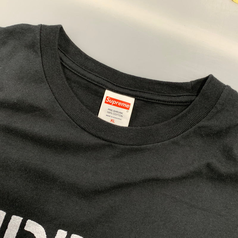 【中古品】【メンズ】 SUPREME シュプリーム HARD TEE ハード Tシャツ トップス 149-261022-kh-13-izu サイズ：XL カラー：ブラック 万代Net店