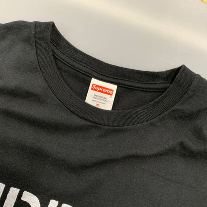【中古品】【メンズ】 SUPREME シュプリーム HARD TEE ハード Tシャツ トップス 149-261022-kh-13-izu サイズ：XL カラー：ブラック 万代Net店