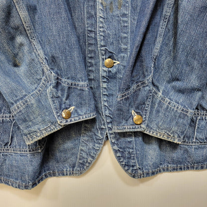 【中古品】【メンズ】 HERCULES ヘラクレス 50-60S DENIM COVERALL デニム カバーオール アウター 146-261023-cs-04-izu サイズ：不明 カラー：インディゴ 万代Net店