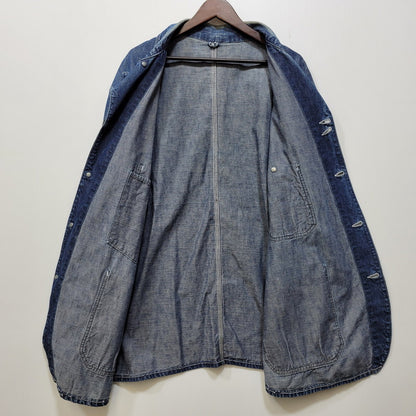 【中古品】【メンズ】 HERCULES ヘラクレス 50-60S DENIM COVERALL デニム カバーオール アウター 146-261023-cs-04-izu サイズ：不明 カラー：インディゴ 万代Net店
