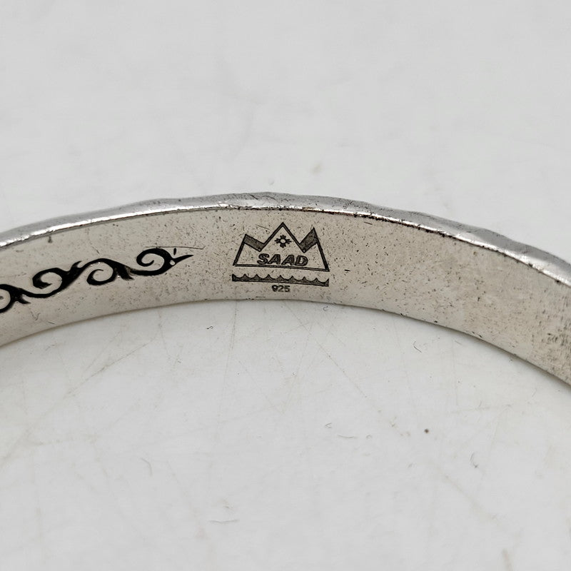 【中古品】【メンズ/レディース】 SAAD サード 925 SUN SYMBOL BANGLE サンシンボル バングル アクセサリー 191-261023-ay-02-izu カラー：シルバー 万代Net店