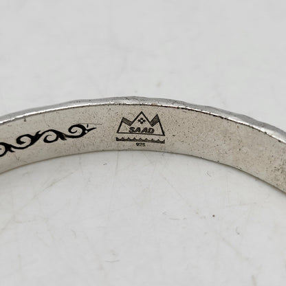 【中古品】【メンズ/レディース】 SAAD サード 925 SUN SYMBOL BANGLE サンシンボル バングル アクセサリー 191-261023-ay-02-izu カラー：シルバー 万代Net店