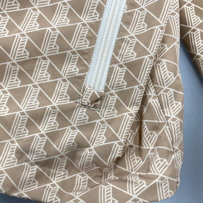 【中古美品】【メンズ】 LACOSTE ラコステ BH5943 BACK PRINT MONOGRAM TRACK JACKET バックプリント モノグラム トラック ジャケット アウター 147-261022-kh-02-izu サイズ：54 カラー：ブラウン 万代Net店