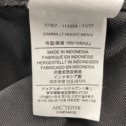 【中古品】【メンズ】 ARC'TERYX アークテリクス 17307 GAMMA LT HOODY ガンマ フーディ アウター 144-261022-kh-05-izu サイズ：L カラー：ブラック 万代Net店