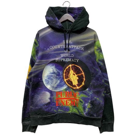 【中古品】【メンズ】 Supreme シュプリーム × UNDERCOVER アンダーカバー PUBLIC ENEMY HOODIE パブリックエネミー フーディー パーカー　 149-261025-as-09-izu サイズ：M カラー：マルチカラー 万代Net店