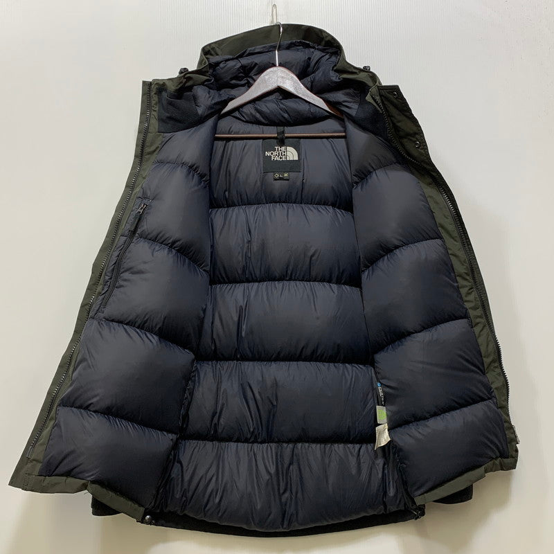 【中古品】【メンズ】 THE NORTH FACE ザ・ノースフェイス ND91737 MOUNTAIN DOWN JACKET マウンテン ダウン ジャケット アウター 144-261024-ya-26-izu サイズ：L カラー：ブラック×オリーブ 万代Net店