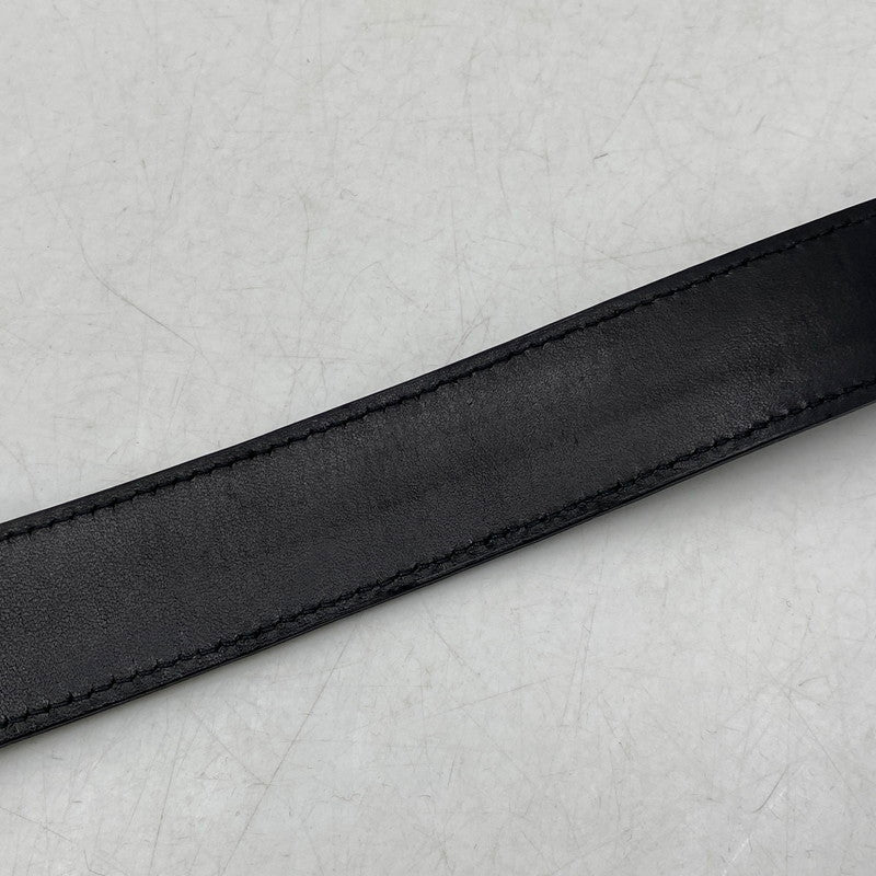 【中古品】【メンズ/レディース】 AJMONE アイモネ LEATHER BELT レザーベルト 205-261023-ms-02-izu サイズ：90 カラー：ブラック 万代Net店