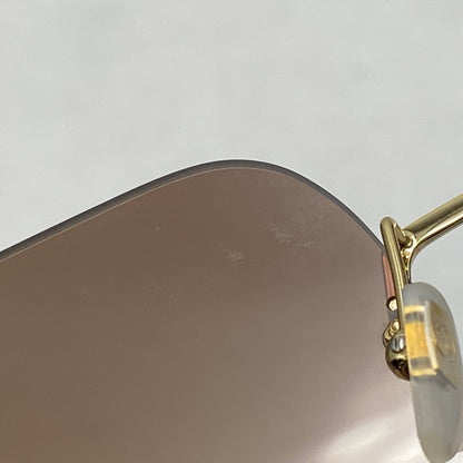 【中古品】【メンズ/レディース】 GUCCI グッチ GG0646S SQUARE SUNGLASSES スクエア サングラス 183-261025-cs-13-izu サイズ：60口17-135 カラー：ゴールド×ブラウン 万代Net店